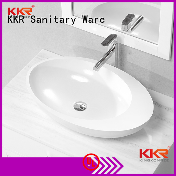 KingKonree Brand wash solid above counter basins square factory