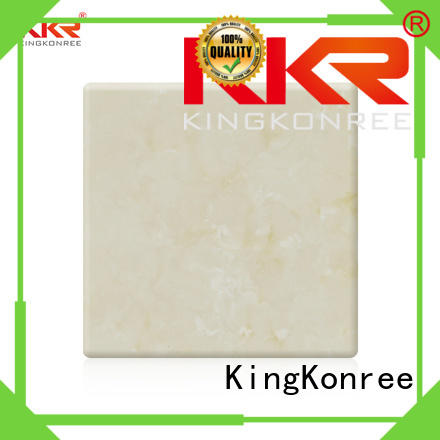 pattern solid texture artificial KingKonree Brand solid surface sheets supplier