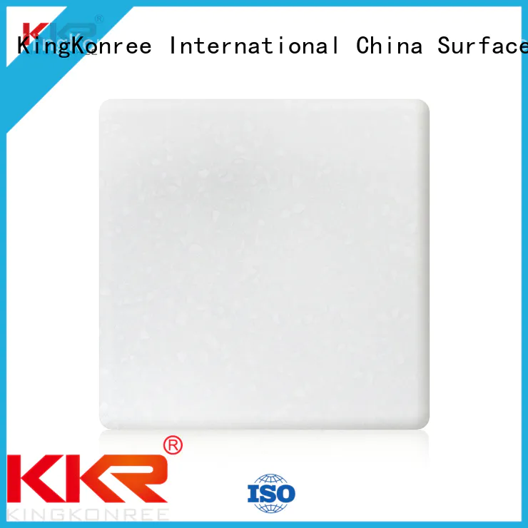 resin solid surface sheets customized for restaurant