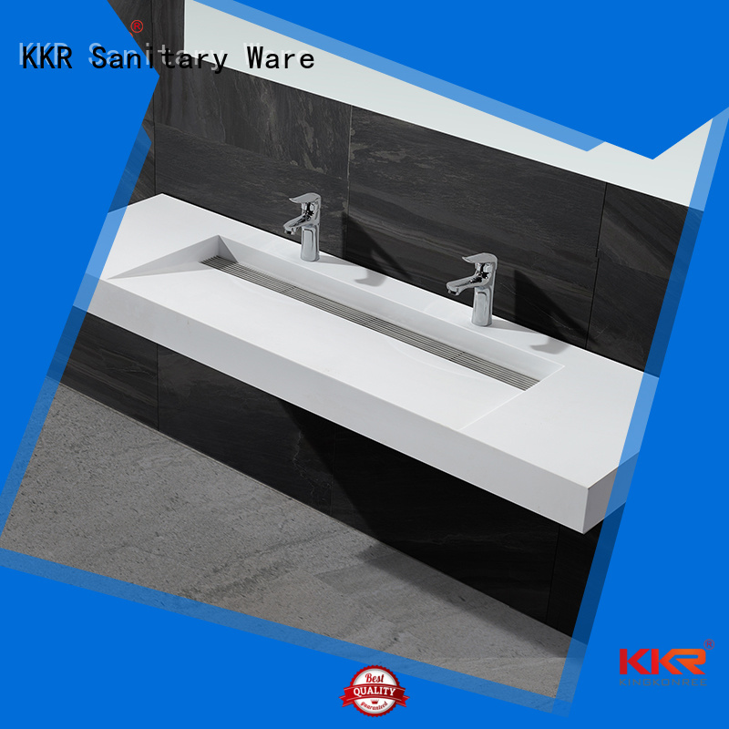 marble acrylic hanger wall mounted bathroom basin KingKonree Brand