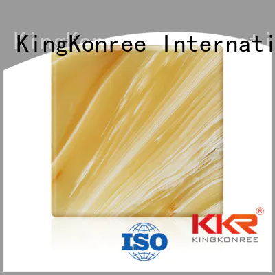 KingKonree Brand solid translucent translucent solid surface stone