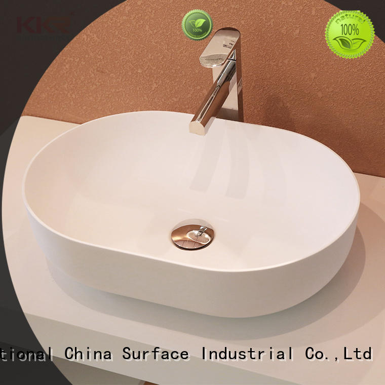 marble small countertop basin manufacturer for room