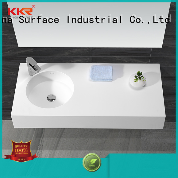 KingKonree solid wall hung basin manufacturer for bathroom