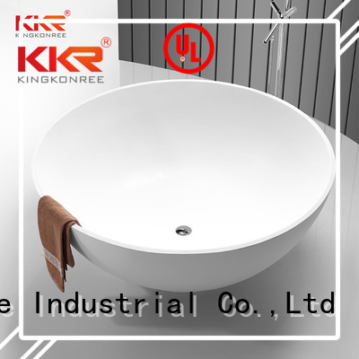 Hot solid surface bathtub artificla KingKonree Brand