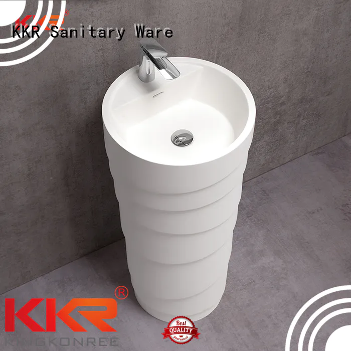Custom bathroom design freestanding basin KingKonree standing