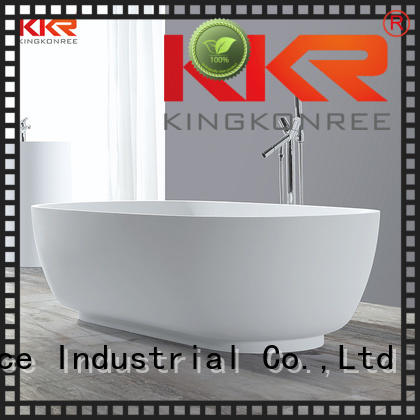 KingKonree Brand 150cm bathtubs solid surface bathtub manufacture