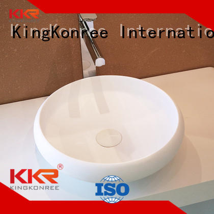 acyrlic kkr oval OEM above counter basins KingKonree
