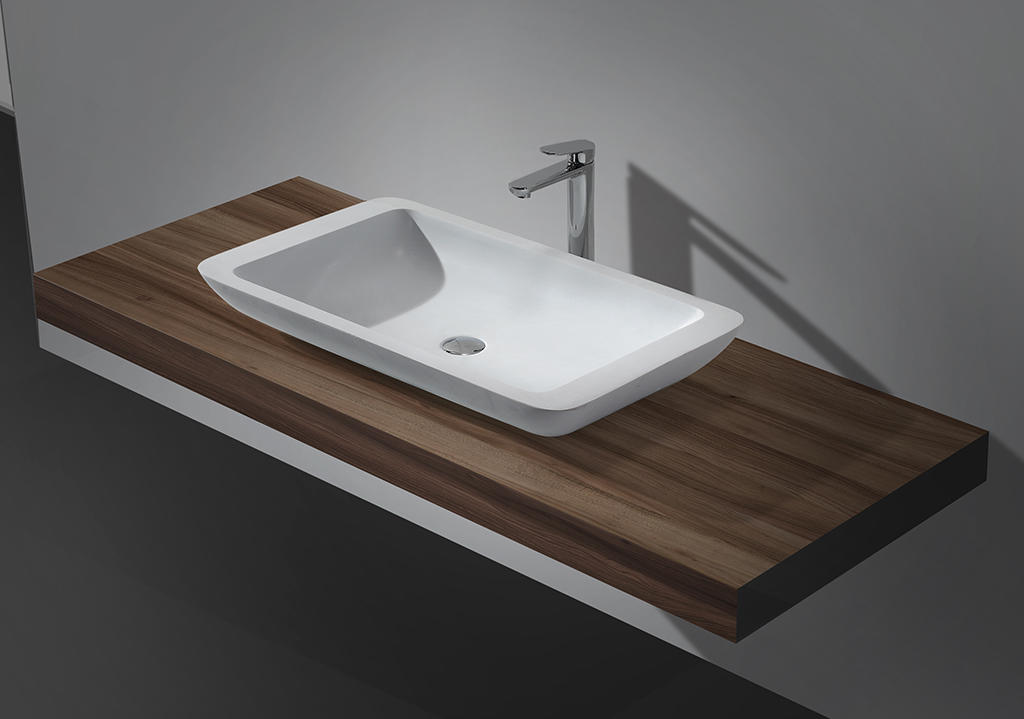 KingKonree marble top mount bathroom sink manufacturer for hotel-1