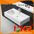 marble cheap wall hung basin bathware for home KingKonree
