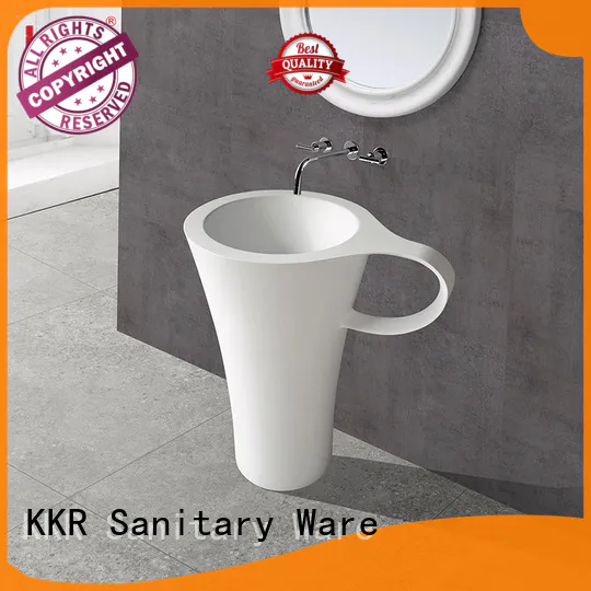 KingKonree solid surface wash basin highly-rated for bathroom