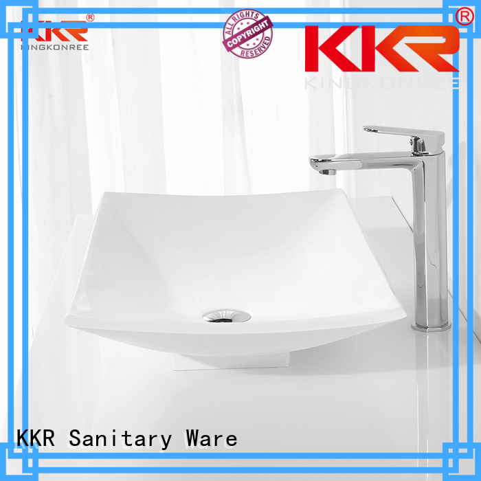 Hot oval above counter basin acrylic KingKonree Brand