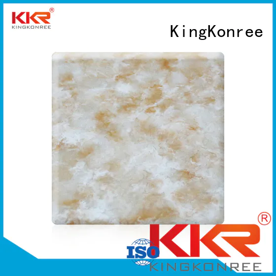 KingKonree Brand marble surface solid acrylic sheet solid supplier
