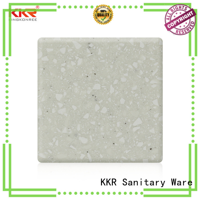 KingKonree red modified acrylic solid surface manufacturer for home