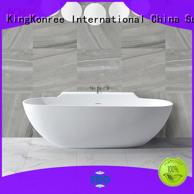 KingKonree on-sale stone resin freestanding bath ODM for hotel