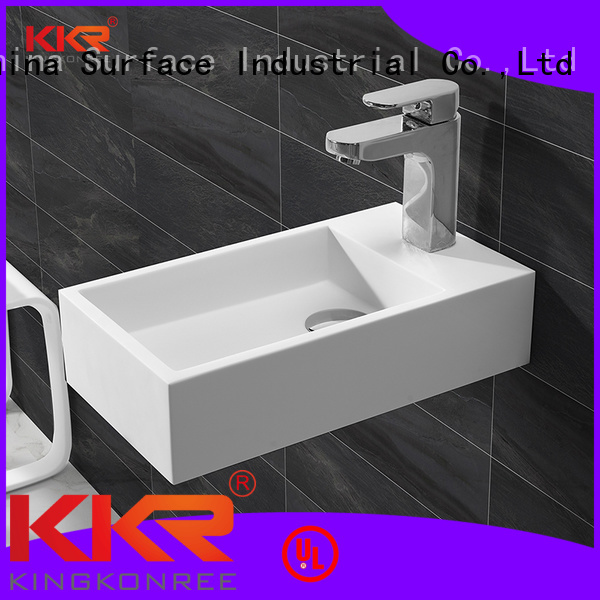 KingKonree Brand wash surface wall mounted bathroom basin wall supplier