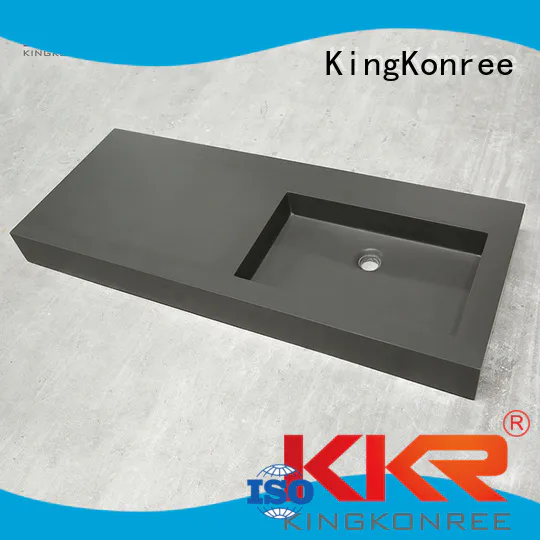KingKonree Brand slope smooth cloakroom basin with cabine kkr factory