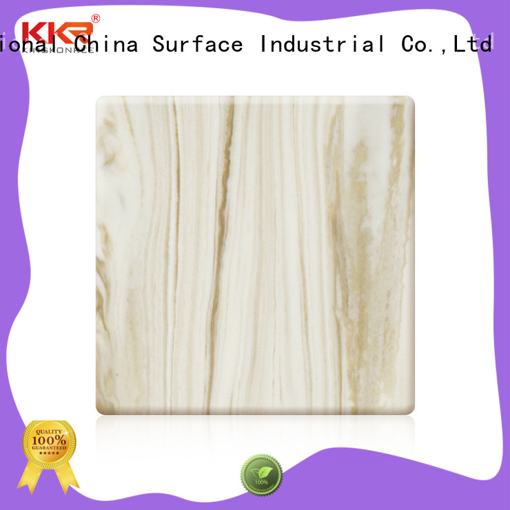 KingKonree pure solid surface sheets from China for hotel