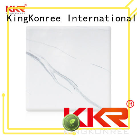 KingKonree solid surface sheets for sale customized for indoors