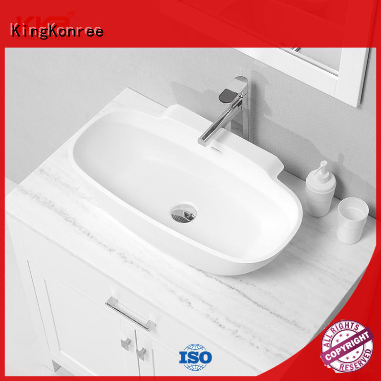 pure small countertop basin manufacturer for hotel