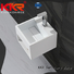 marble cheap wall hung basin resin for toilet KingKonree